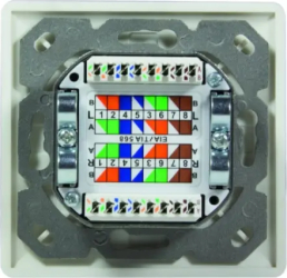 Priza rețea Logilink NP0125 2 x RJ45 (Alb)