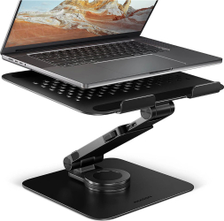 Stand notebook Axagon STND-LRB, ajustabil, rotație 360, compatibiliate 10" - 17.3", Negru