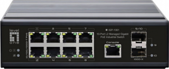 Switch Level One IGP-1061, 8 porturi, PoE