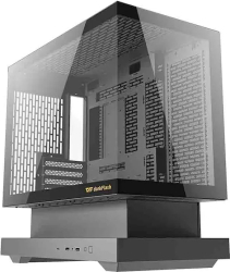 Carcasa pentru computer Darkflash F1 (negru) + 6 ventilatoare ARGB