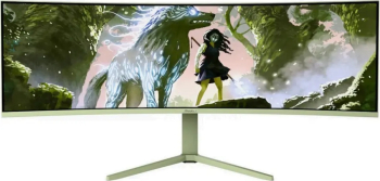 curbat Arozzi 49" 165Hz VA 4ms DQHD (5120x1440) HDMI DisplayPort (Verde) - imagine 1