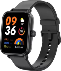 Smartwatch Colmi P81 1.9" monitorizare sănătate Bluetooth negru set complet