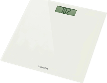 Cantar corporal Sencor Sticlă securizată Max 150 kg Alb