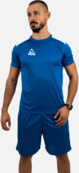 Set Tricou-Short Poly Peak Albastru/Alb Juniori