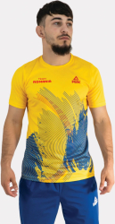 Tricou Poly Galben TeamRomania PARIS24
