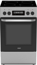 Aragaz Samus SM569VDE Clasa A Full electric 59l 11 Funcții de gatire 4 zone de gătit vitroceramice 11 Funcții de gatire Inox
