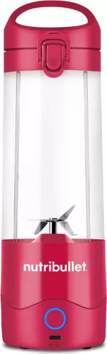 Blender portabil Nutribullet NBP003MA, 0.475l, 1 treapta viteza, USB-C, roșu