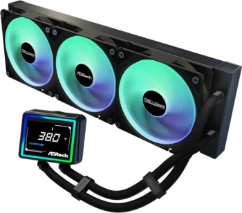 Cooler procesor lichid 360 AIO AsRocK LCD ARGB Challenger 360 Digital