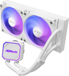 Cooler procesor lichid 240 AIO AsRocK ARGB Pro White 240 White