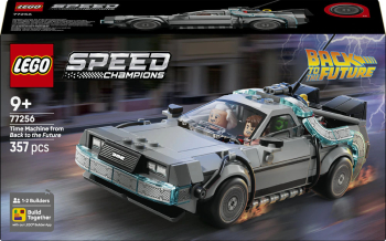 LEGO Speed Champions: Mașina timpului din Înapoi in viitor 77256 9 ani+ 357 piese