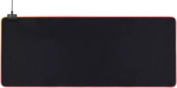 Mousepad pentru gaming, Deltaco Gaming, Iluminare RGB, 900 x 360 mm, Negru