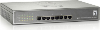 Switch Level One GEP-0822, 8 porturi, PoE
