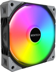 Ventilator Montech E28 PWM ARGB Black