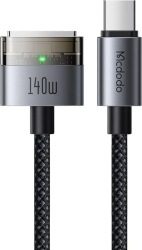 Cablu de date Mcdodo CA-2070 Type-C la MagSafe 3 pentru MacBook Fast Charger 140W Indicator LED 2m Negru