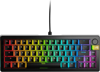 Tastatura Mecanica Glorious GMMK 3 PRO HE 65% Prebuilt USB-C Fox HE Switches US Layout 66 Taste Negru — imaginea 2
