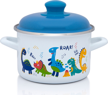 Oală 2l cu capac Dino Metalacemail/16cm/2l