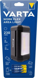 Varta lanterna Work Flex Area Led COB 230lm/ 35h/ 25m , IP54, magnet incl 3xR6(AA) 17648101421 (1/2)