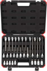Gedore Red screwdriver socket set 1/2 hex 30 pieces - 3301573