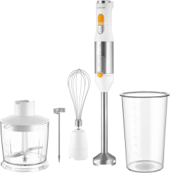 Blender de mână Sencor SHB6301WH 5 in 1 1200 W Bol 800 ml Tocător 500 ml (Alb)
