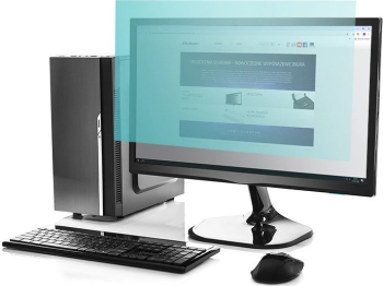 Filtru de lumina albastră Qoltec 23.8'' 16:9 anti glare mat pentru monitor