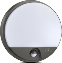 Lampa LED cu senzor de mișcare Maclean, infraroșu, gri, 15W, IP54, 1100lm, MCE291 GR