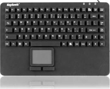 Tastatura Keysonic KSK-5230IN(US) Touchpad IP68 Negru