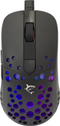Mouse White Shark GM-9004 Tristan negru RGB / 12.000 dpi