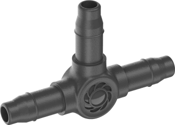 Gardena Micro-Drip-System T-piece 4.6mm (3/16), connection (dark grey, 10 pieces, model 2023)