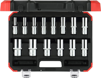 Gedore Red socket wrench set 1/2 hex 10-32 14 pieces - 3300008