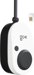 go-e Charger Gemini 2.0, 22 kW (32A 3-phase), wallbox (white/black, without cable, 4G/LTE)