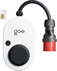 go-e Charger Gemini flex 2.0, 22 kW (32A 3-phase), wallbox (white/black, mobile charging station, 4G/LTE)