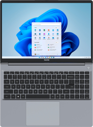 Laptop 16" Tecno K16SAA Intel i9-13900HK (24MB 5.4GHz) 16GB DDR4 1TB SSD Xe graphics FHD IPS 16:10 1920x1200 300nits 60Hz WiFi5 BT 5.0 Fingerprint QWERTY EN Backlight Winows 11 Home Gray - imagine 1