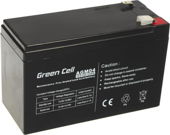 Green Cell Acumulator stationar 12V 7Ah F2 AGM AGM04 UPS