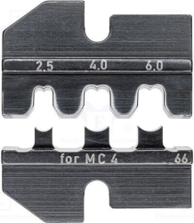 KNIPEX crimping insert 97 49 66 for MC4 solar connectors, crimping pliers (for crimping system pliers, Item No. 97 43 xx) — imaginea 2