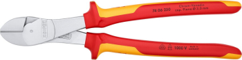 Clește de tăiat lateral KNIPEX pentru sarcini mari 74 06 250 VDE