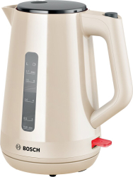 Fierbător Bosch TWK1M127, 1.7 l, 2400 W, Bej