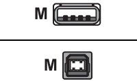 Sharkoon Cable USB 2.0 A-B black 5m