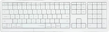 Tastatura CLEVETURA CLVX 1 Touchpad integrat RGB Mac White