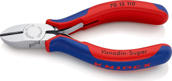 KNIPEX side cutters 70 15 110, cutting pliers (red/blue, length 110mm)