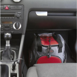 Lada frigorifică FR8R,12 V DomoClip FR8R, 48 W, 16 L, Roșu/Gri