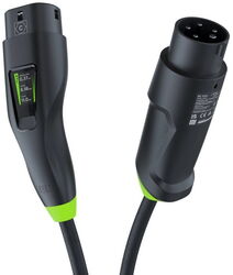 Green Cell Habu EVGC01 Mobile EV charger for electric vehicles 11 kW 7 m Type 2 CEE Wallbox Black