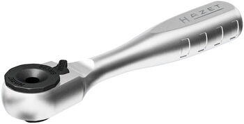 Hazet bit reversible ratchet solid steel 863MB, 1/4 (operating angle 6, spring lock)