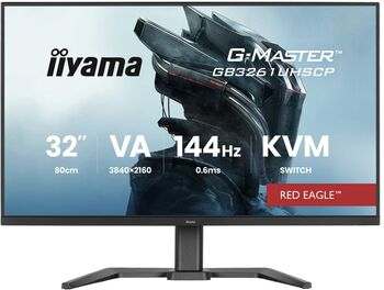 Iiyama 31.5" 144Hz VA 0.6ms, UHD (3840x2160), HDMI, DisplayPort, Boxe, Pivot, negru - imagine 1