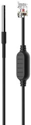 Senzor de temperatura Sonoff SON-KIE-WTS01, 1.5 m, Negru