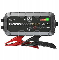Noco GB40 Boost Plus 12V 1000A Jump Starter starter device with integrated 12V/USB battery