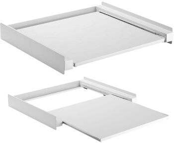 Maclean Suport mașina de spălat rufe cu raft , aluminiu, universal, max 60kg, MC-890