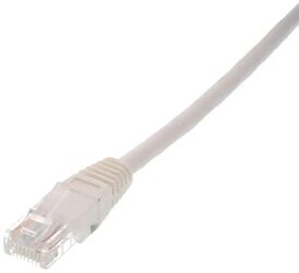 Cablu de rețea UTP Well Cat6 patch cord 3m alb UTP-6003-3WE-WL