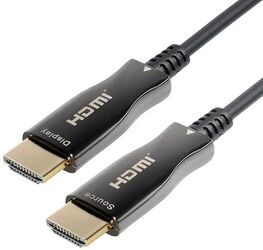 Cablu HDMI v2.0 Active Optical AOC 15m 4K 60Hz ARC Ethernet cu fibră optica 4.5mm