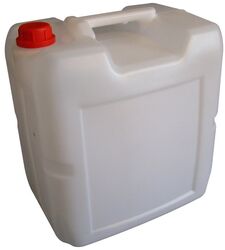 Set 6 Canistre 20L stivuibile din plastic cu capac autosigilant