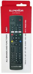 Telecomanda Superior 4in1 Universală TV /SAT /DVD /AUX IR cod programabil Superior SUPTB031 216
